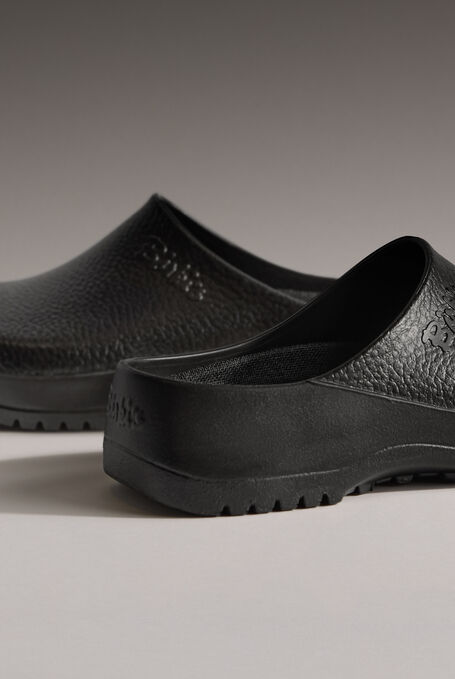 Birkenstock Unisex Super Birki Black Clogs - Black - 8