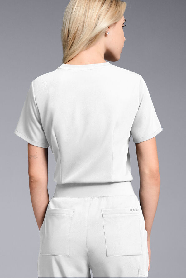 BASE CREW SHIRT - White - 4