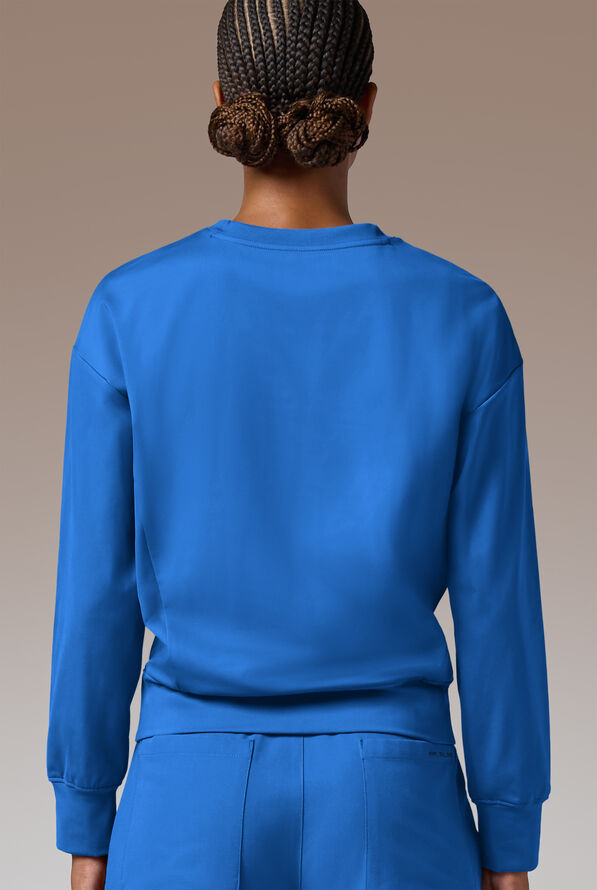 Sudadera Hypothesis Omni Base Knit con cuello redondo para mujer - Royal - 2