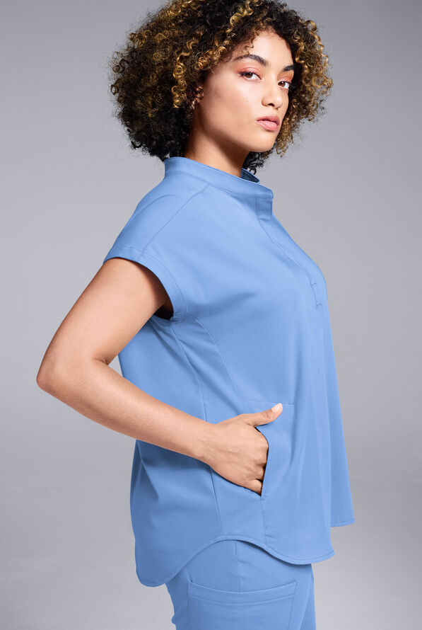 META O-S OVERSIZED SHIRT - Ceil Blue - 6