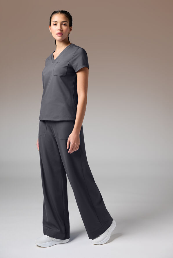 BETA K V-NECK SHIRT - Pewter - 2