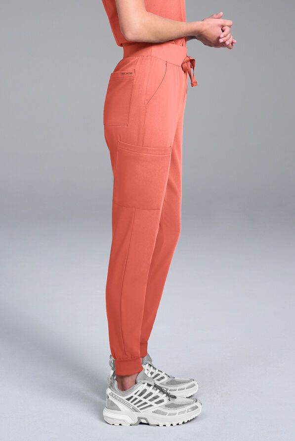 BASE 6 JOGGER - Petite - Thermal Coral - 4
