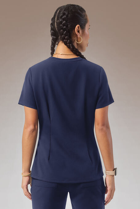 HYPOTHESIS (RED) BASE CREW SHIRT - Navy - 6