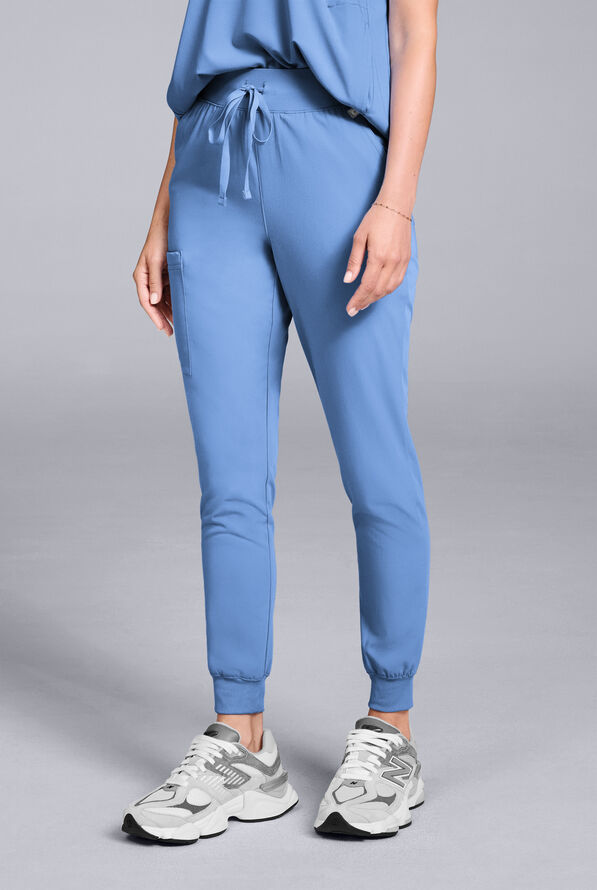 BASE 6 JOGGER - Petite - Ceil Blue - 1