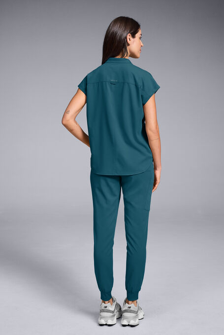 META O-S OVERSIZED Scrub Set - Caribbean Blue - 2