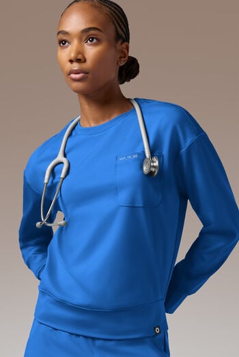 Hypothesis Omni Base Women's Knit Crew Neck Scrub Pullover