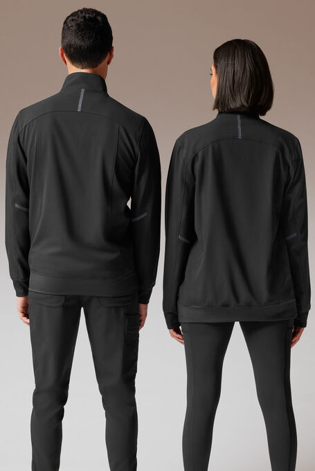 F-ZIP JACKET - Jet Black/Pewter - 3