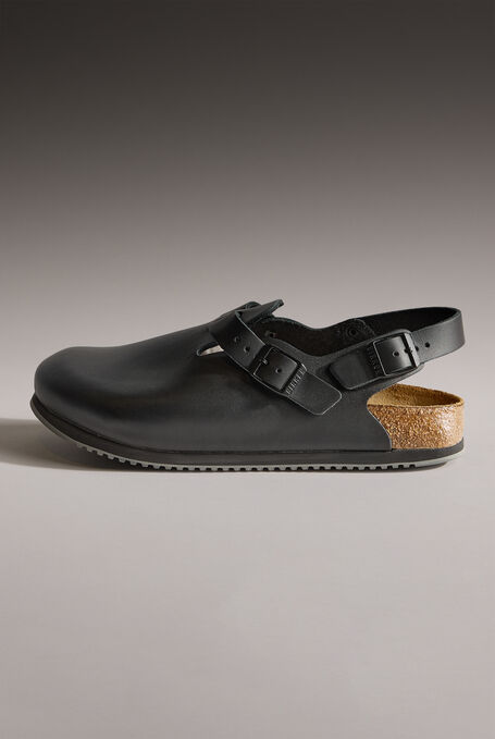 Birkenstock Unisex Tokyo Super Grip Black Clogs - Black - 1