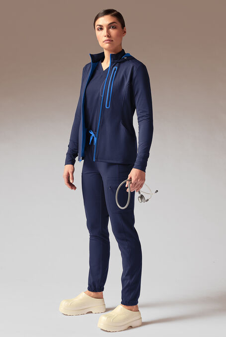 SUPER-DERMAL HOODIE - Navy/Royal - 3