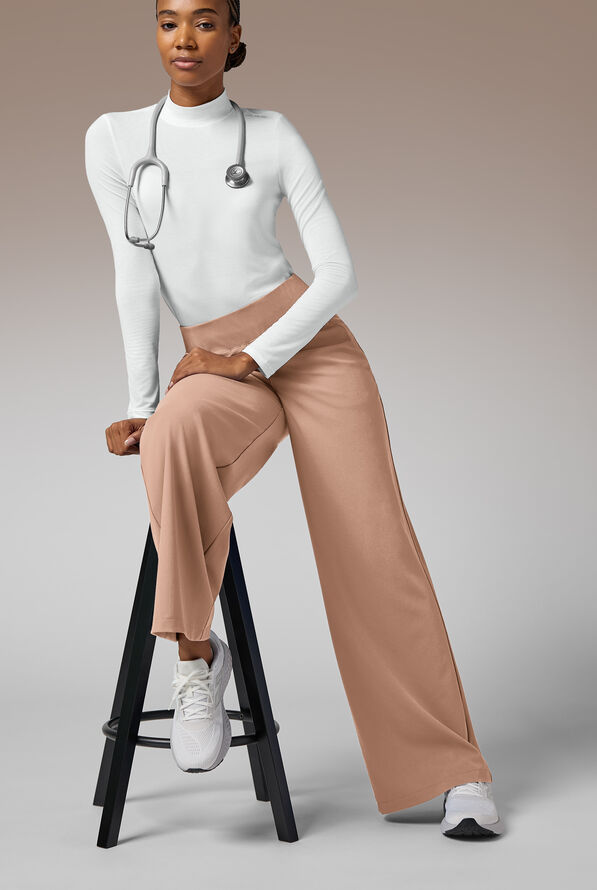 Y-Band Wide Leg Pant - Regular - Petite - Terra - 3