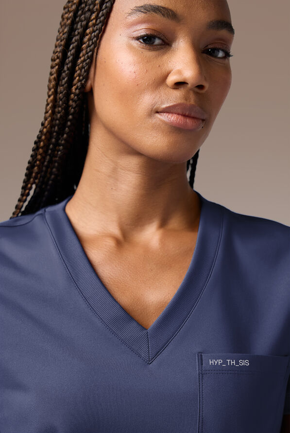 BETA K V-NECK SHIRT - Navy - 3