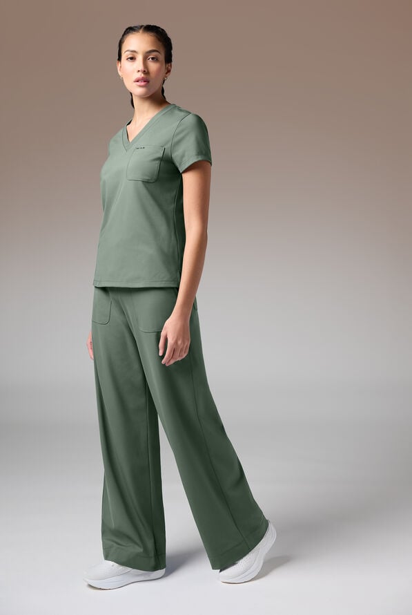 BETA K V-NECK SHIRT - Mineral - 2