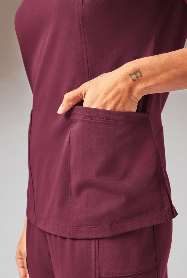 A-S ALL SITUATION SHIRT - Wine - 4