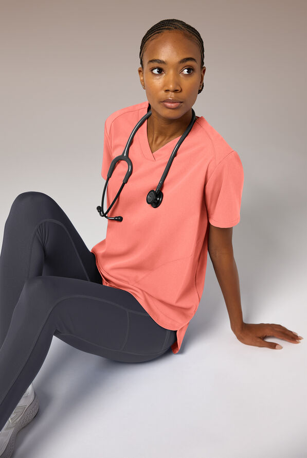 Beta V-Shell Shirt - Thermal Coral - 7