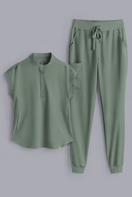 META O-S OVERSIZED Scrub Set - Mineral - 1