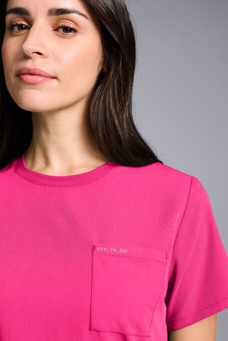 BASE CREW SHIRT - Reactive Pink - 4