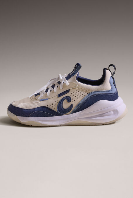 Zapatillas deportivas Clove Strada Sand/Navy/White con cordones para mujer - null - 1
