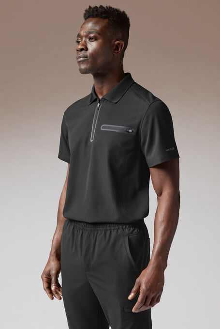 ALPHA SYSTEM SHIRT - Jet Black/Pewter - 4