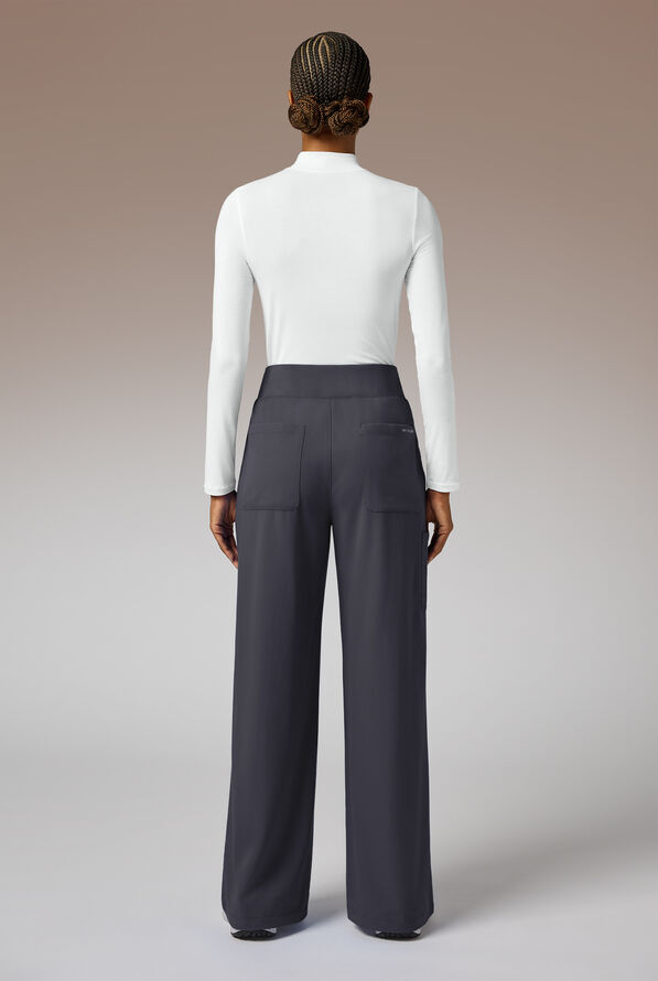 Y-Band Wide Leg Pant - Regular - Petite - Pewter - 5