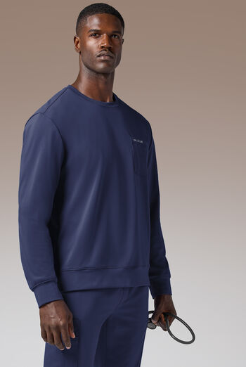 Hypothesis Omni Base Men's Knit Crew Neck Scrub Pullover