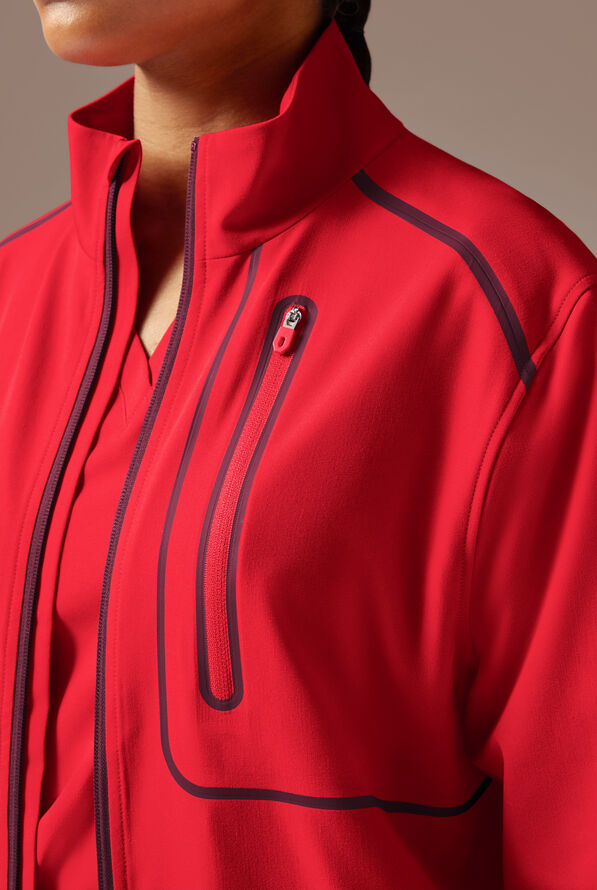 F-ZIP JACKET - Hemoglobin/Wine - 4