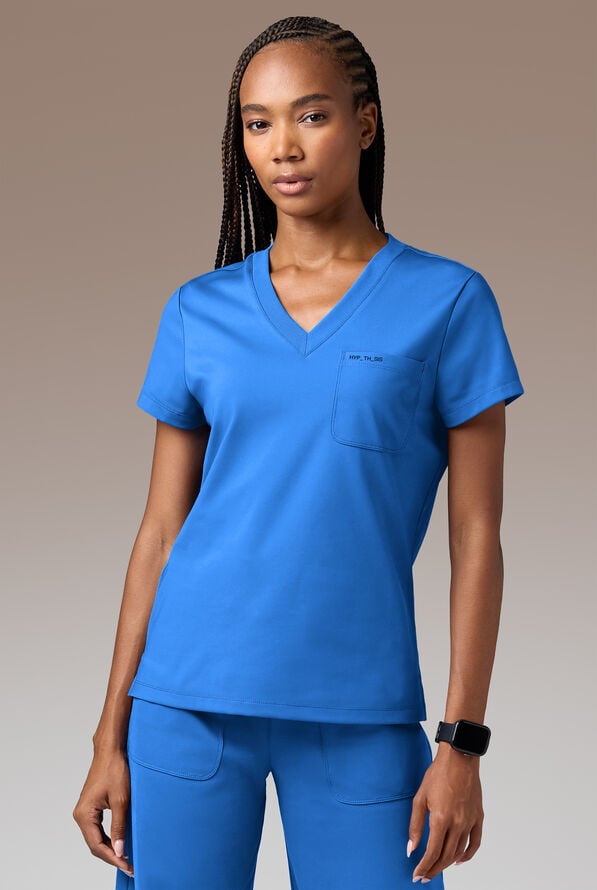 BETA K V-NECK SHIRT - Royal - 3
