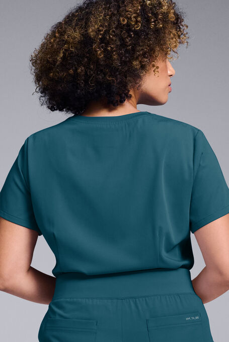 BASE CREW SHIRT - Caribbean Blue - 3