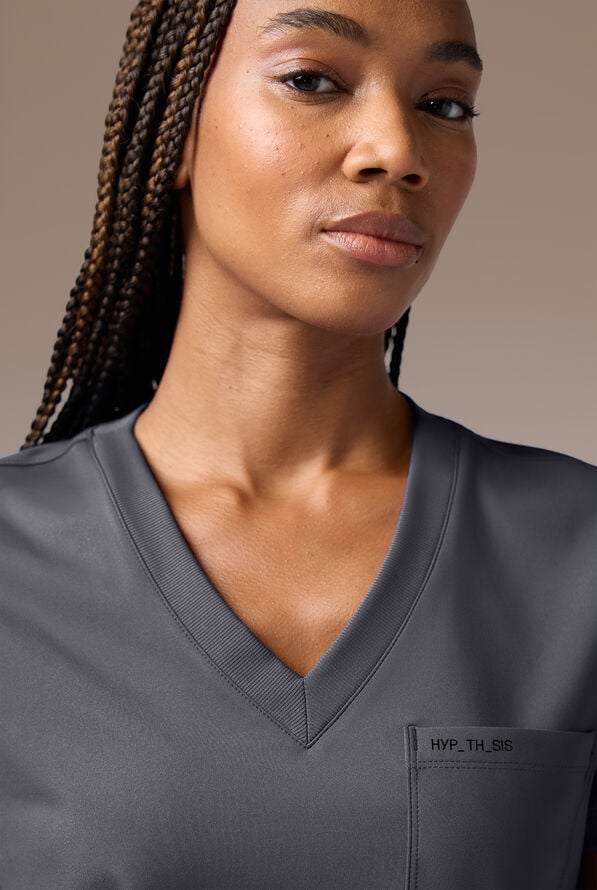 BETA K V-NECK SHIRT - Pewter - 6