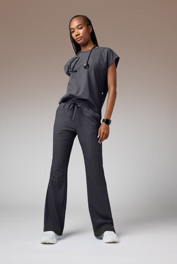 BETA FLARE LEG PANT - Pewter - 4