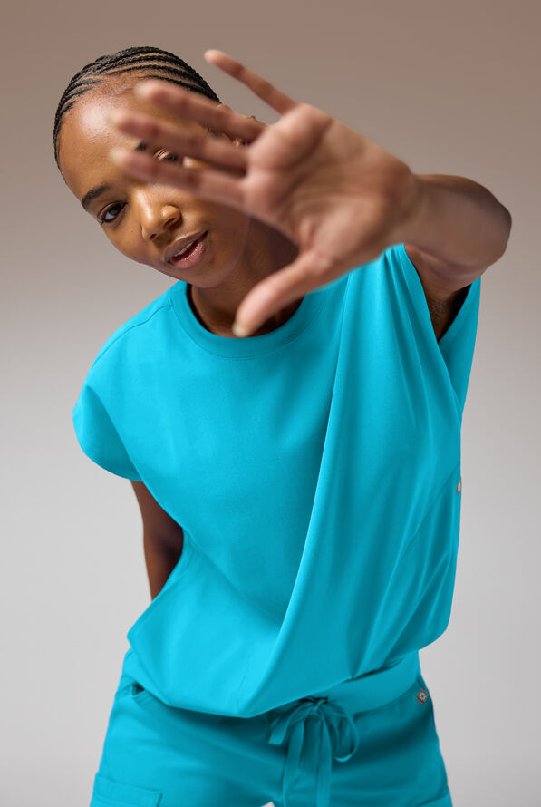 Edge Crew Top - Turquoise - 7