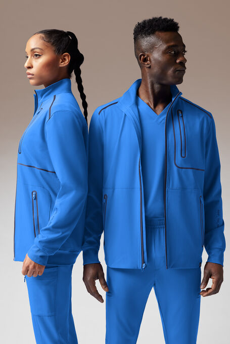 F-ZIP JACKET - Royal/Navy - 1