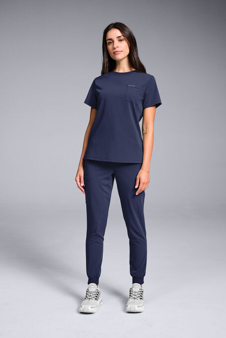 BASE CREW SHIRT - Navy - 5