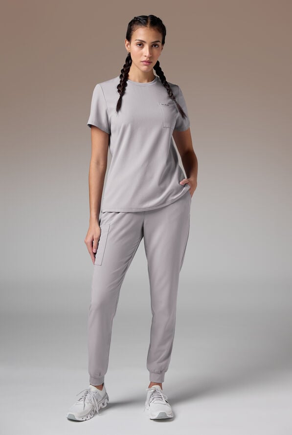 BASE CREW SHIRT - Alloy - 5