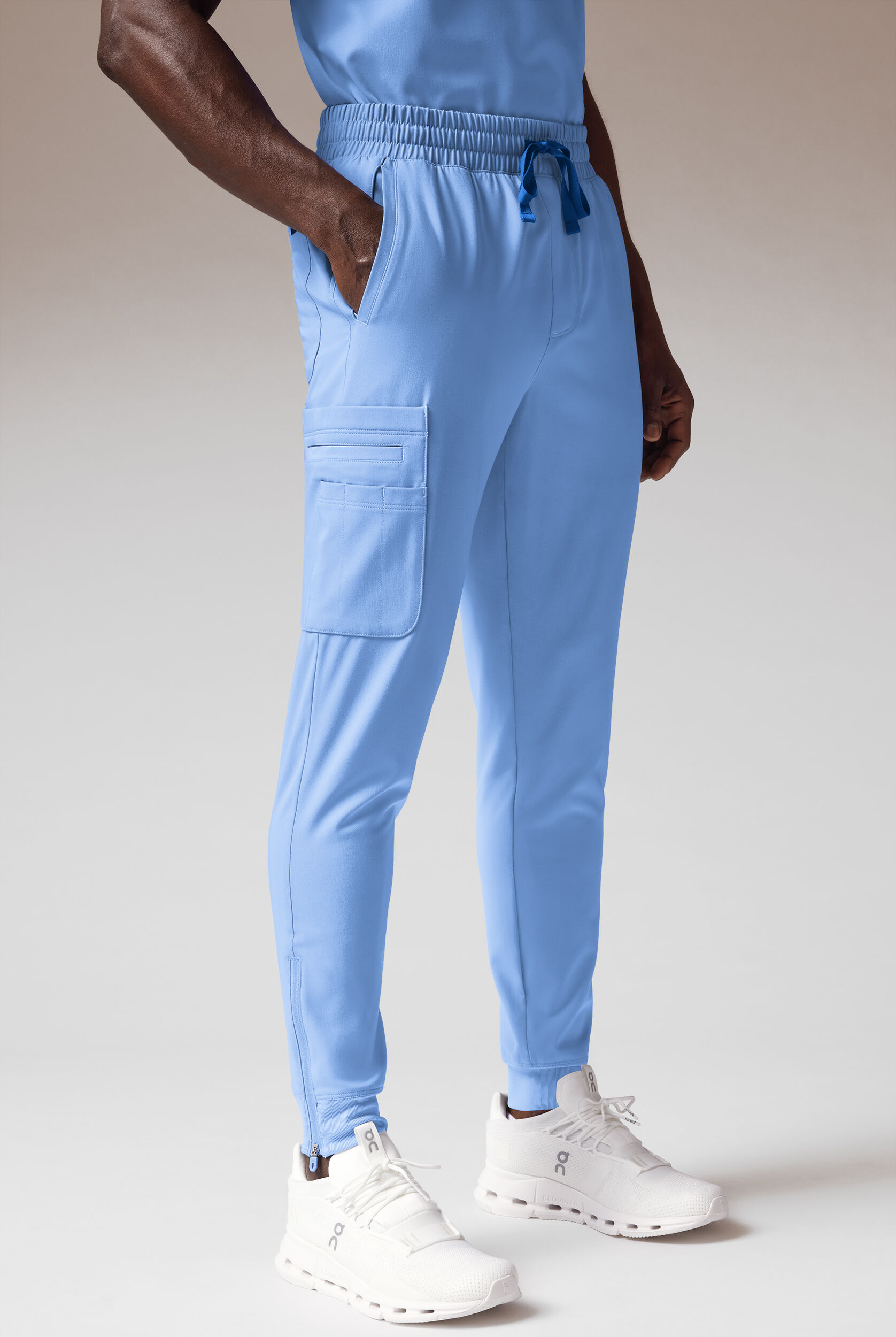 Hypothesis Men's 9-Pocket Slim Leg Jogger Scrub Pants, Jogger Pants