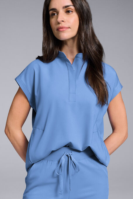 META O-S OVERSIZED Scrub Set - Ceil Blue - 6
