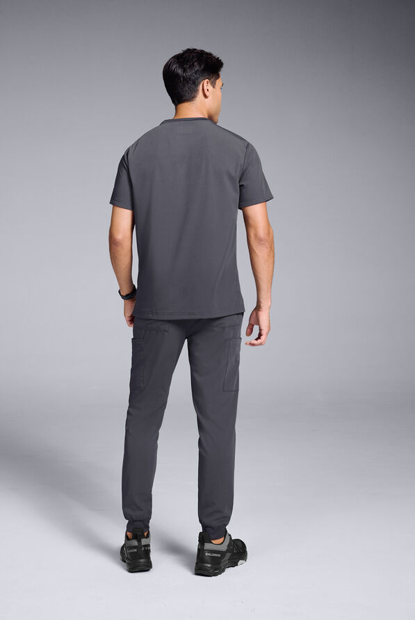 S-R SHIFT READY CREW SHIRT - Pewter - 4