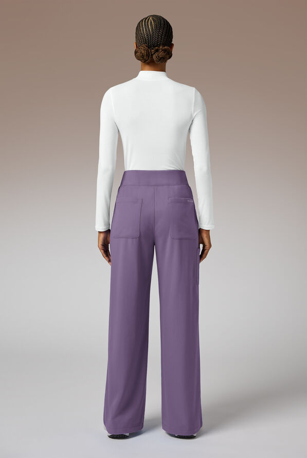 Y-Band Wide Leg Pant - Regular - Petite - Purple Dusk - 2