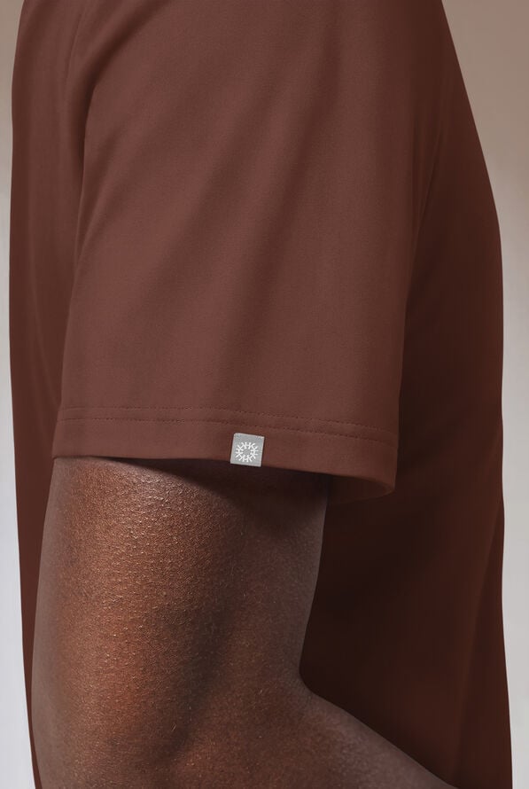 OMNI V SHIRT - Bitter Chocolate - 3