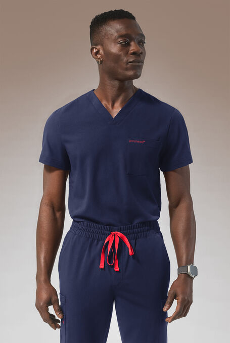 HYPOTHESIS (RED) OMNI V SHIRT - Navy - 1
