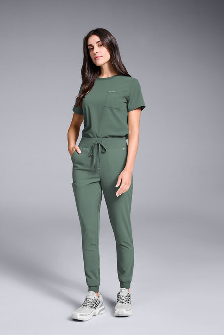 BASE CREW SHIRT - Olive - 1