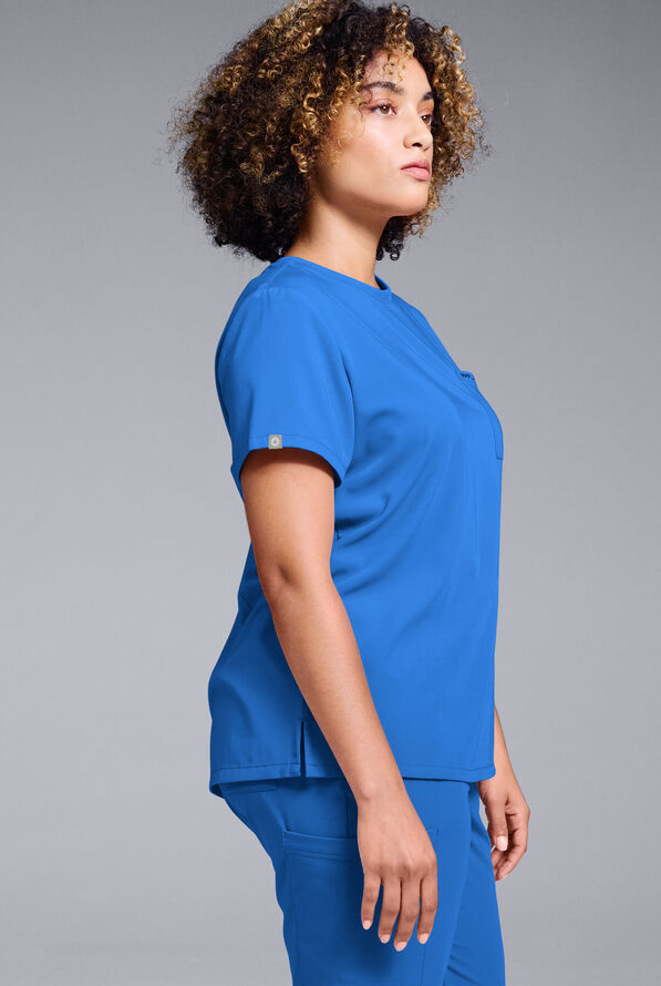 BASE CREW SHIRT - Royal - 5