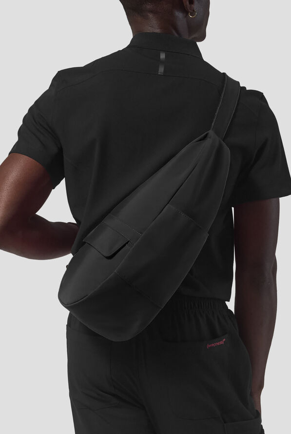 Hypothesis Meta Black Large Sling Bag - Black - 6