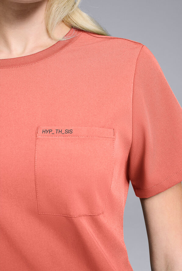 BASE CREW SHIRT - Thermal Coral - 5