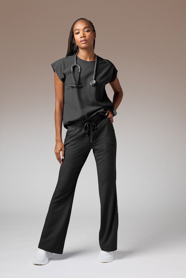 BETA FLARE LEG PANT - Jet Black - 2
