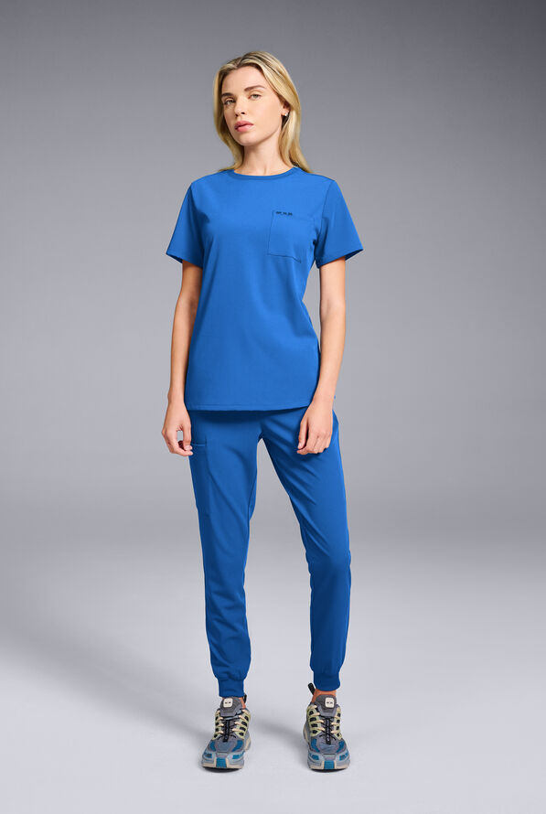 BASE CREW SHIRT - Royal - 2