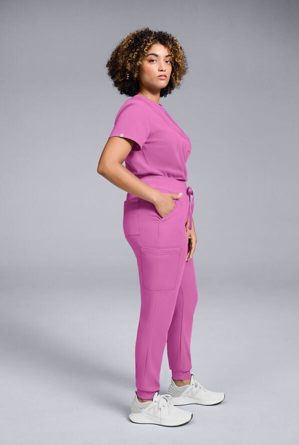 BASE CREW SHIRT - Magneta - 6