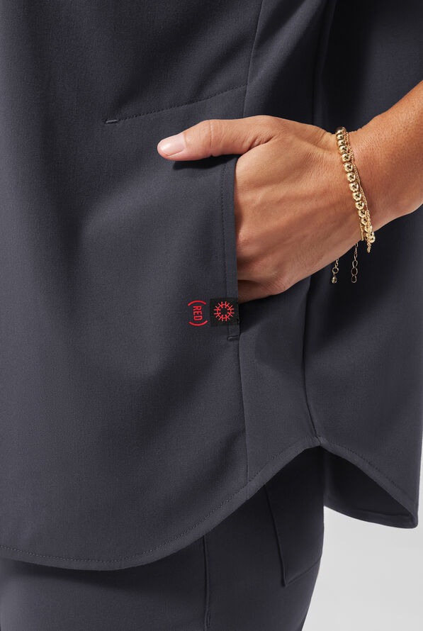 HYPOTHESIS (RED) META 0-S OVERSIZED SHIRT - Pewter - 2