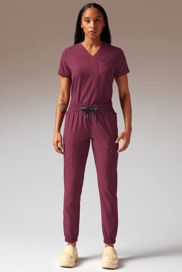 CACHE 6 JOGGER - Regular - Wine - 3