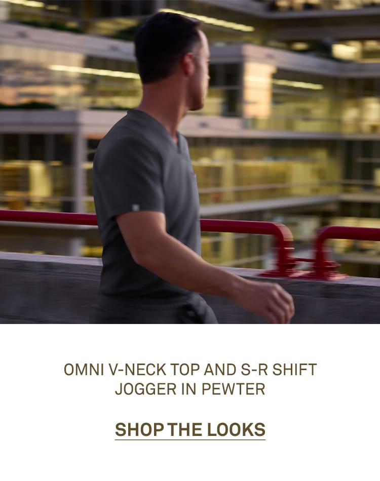 Omni V Neck Scrub Top