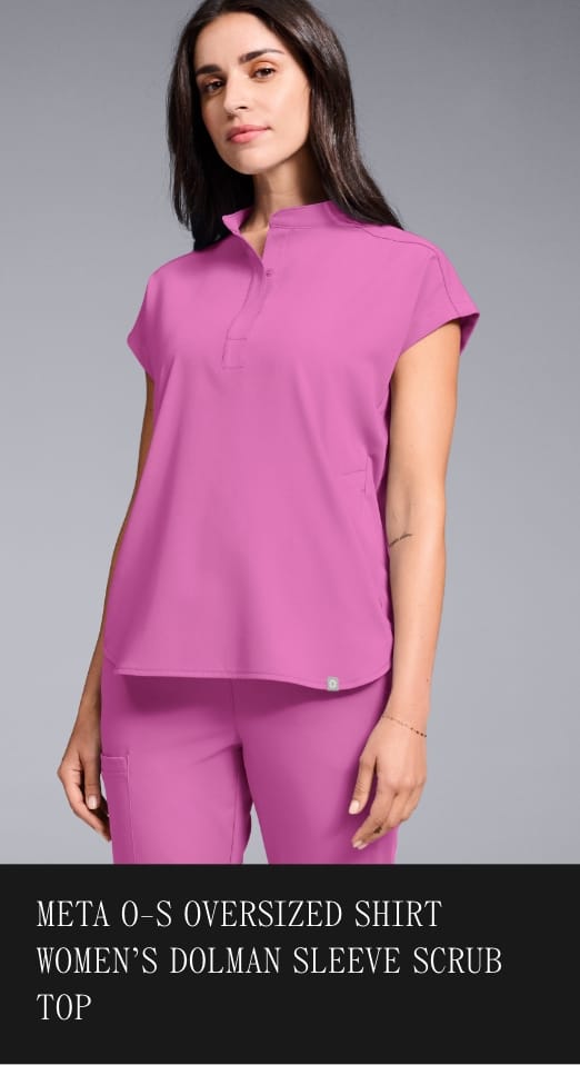 DOLMAN SLEEVE SCRUB TOP